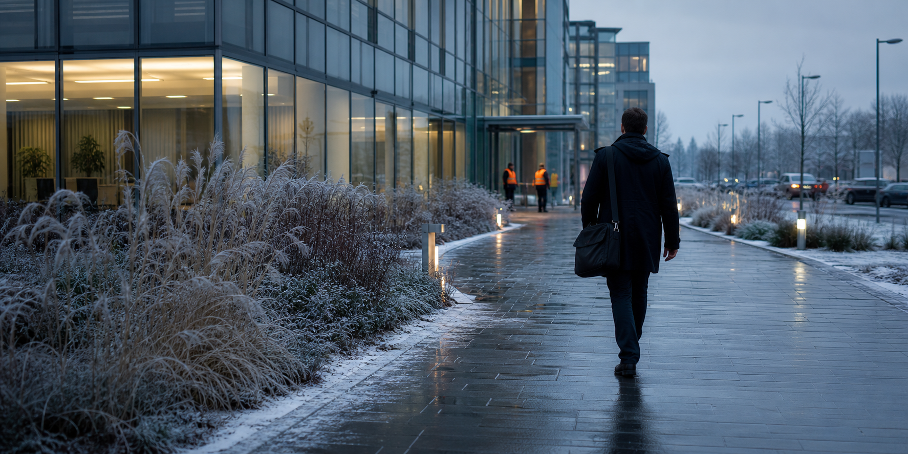 Winterdienst für Büroparks und Verwaltungsgebäude