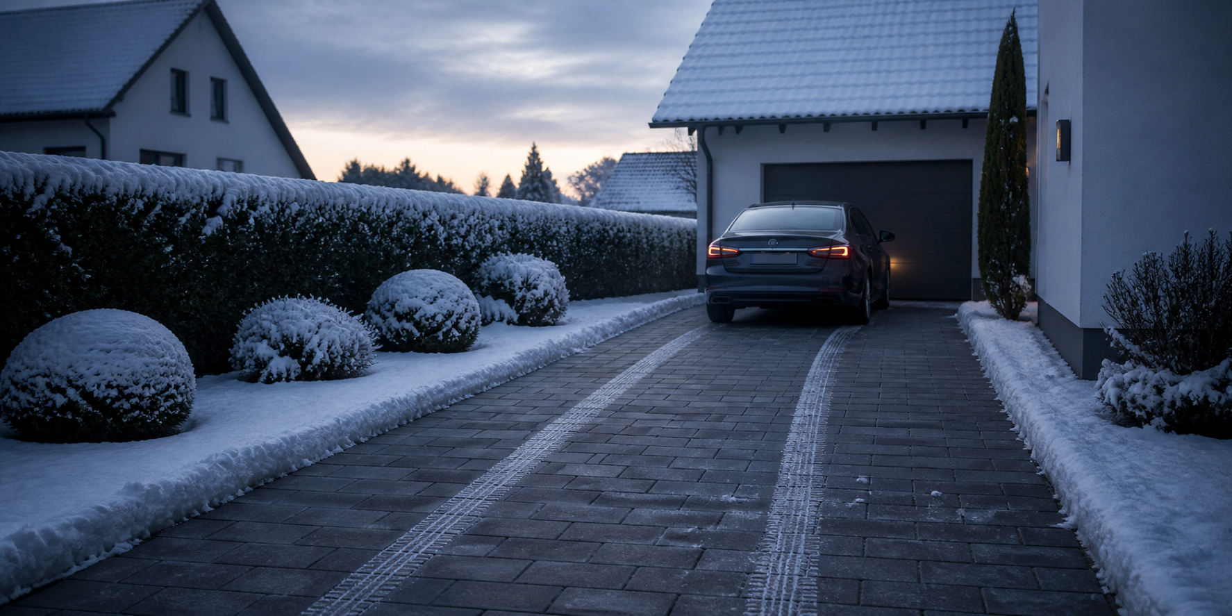 Winterdienst für Doppelhaushälften