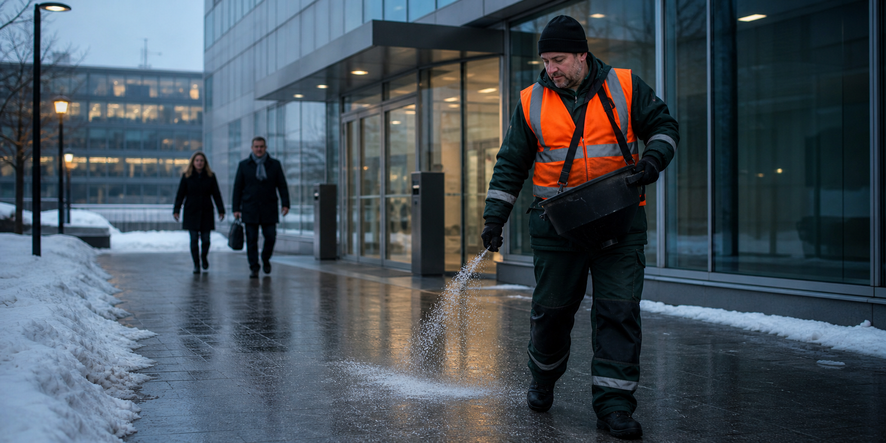 Streudienst für Gewerbeflächen und Betriebsgelände